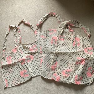 bundle of FP bags, 2 large and 5 small